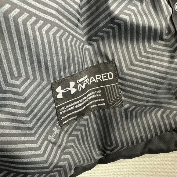 UNDER ARMOUR Infrared Women’s Size M Black Full Zip Coldgear Insulated Jacket - Picture 8 of 15